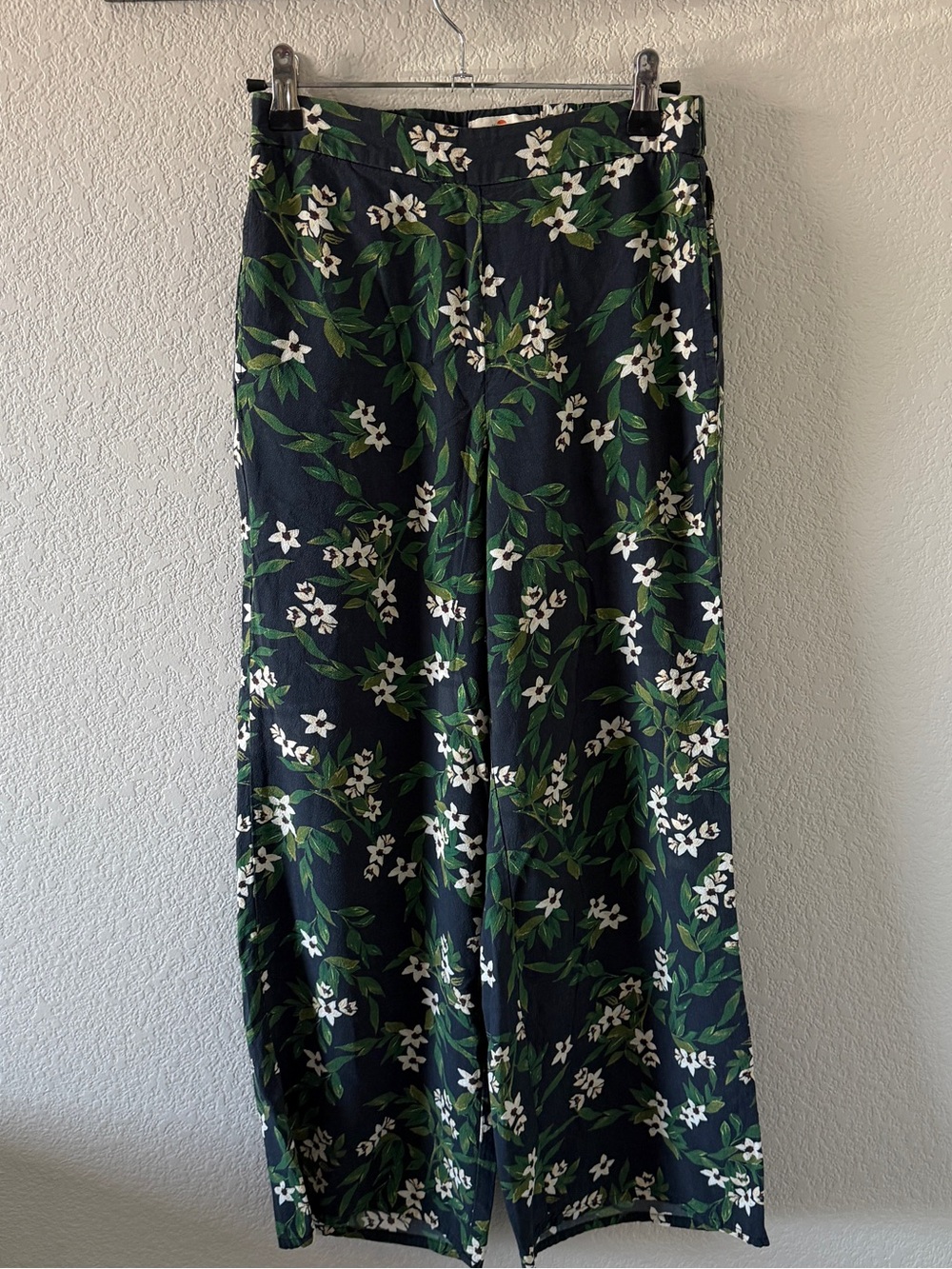 Marine Layer Navy Floral Print Pants | Size XS